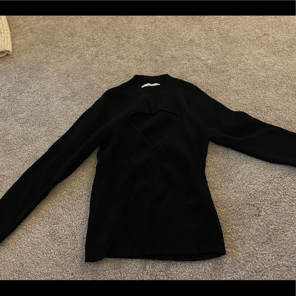 Black Zara sweater